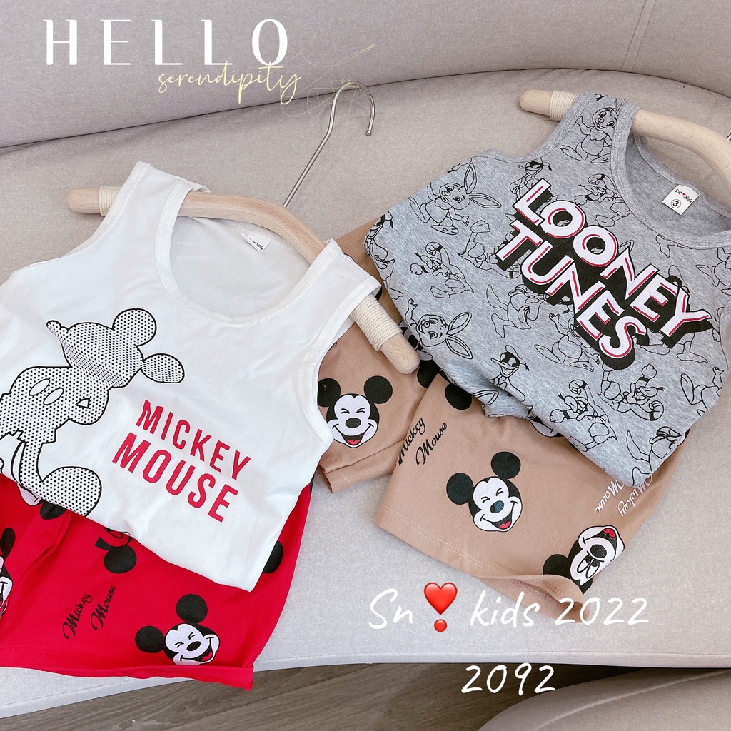 Set mickey ba lổ nhí