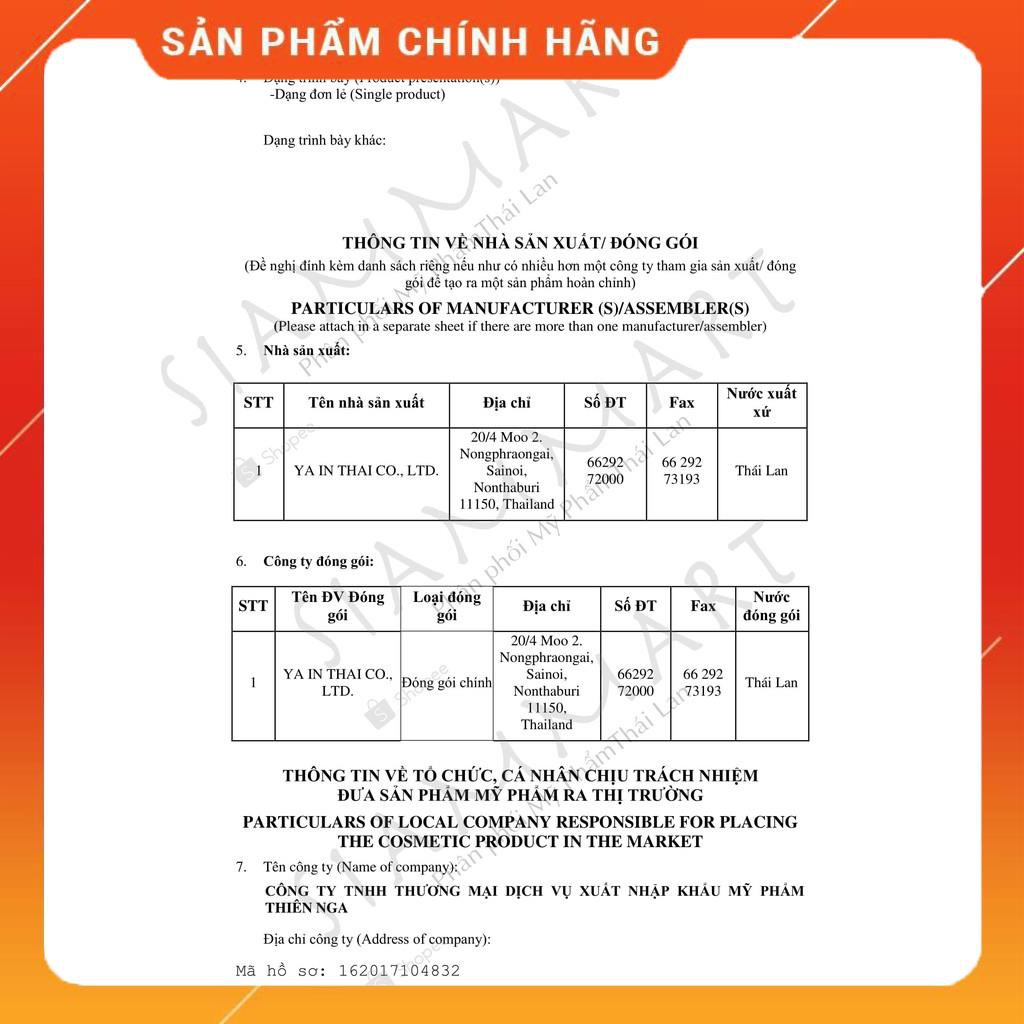 Gel giảm thâm nách Yanhee Gel Ta Rak Rae Thái Lan 10g