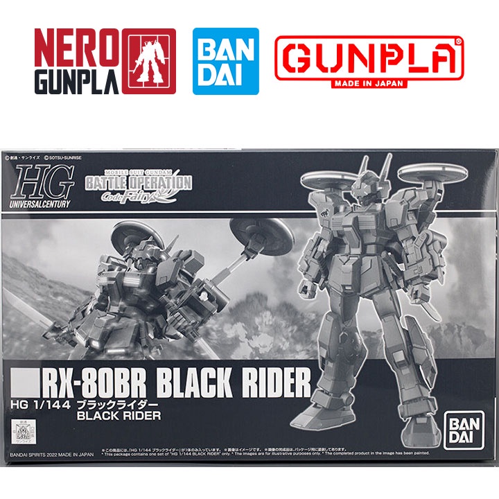 Mô Hình Lắp Ráp P-Bandai Gunpla HG UC Battle Operation 1/144 RX-80BR Black Rider