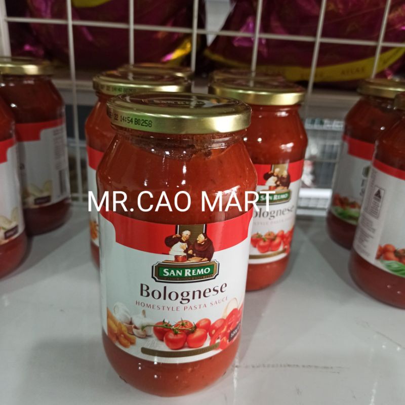 Sốt Mỳ Ý Bolognese San Remo 500g