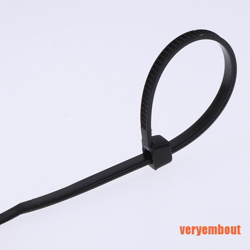 Bộ 100 Dây Buộc Bằng Nhựa Nylon Chống Lão Hóa 2.5 * 20cm / 2.5 * 10cm