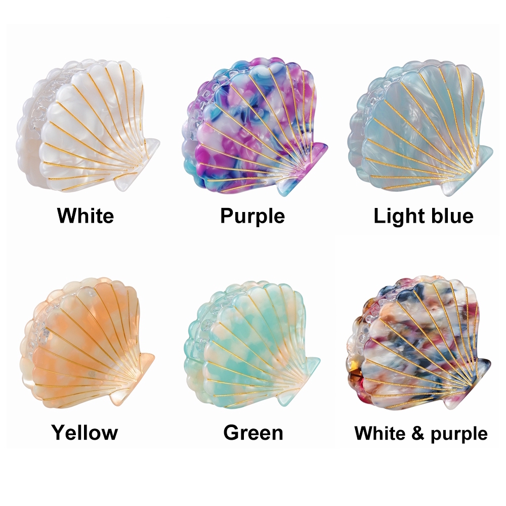 Kẹp tóc thiết kế hình vỏ sò cá tính thời trang dành cho nữ