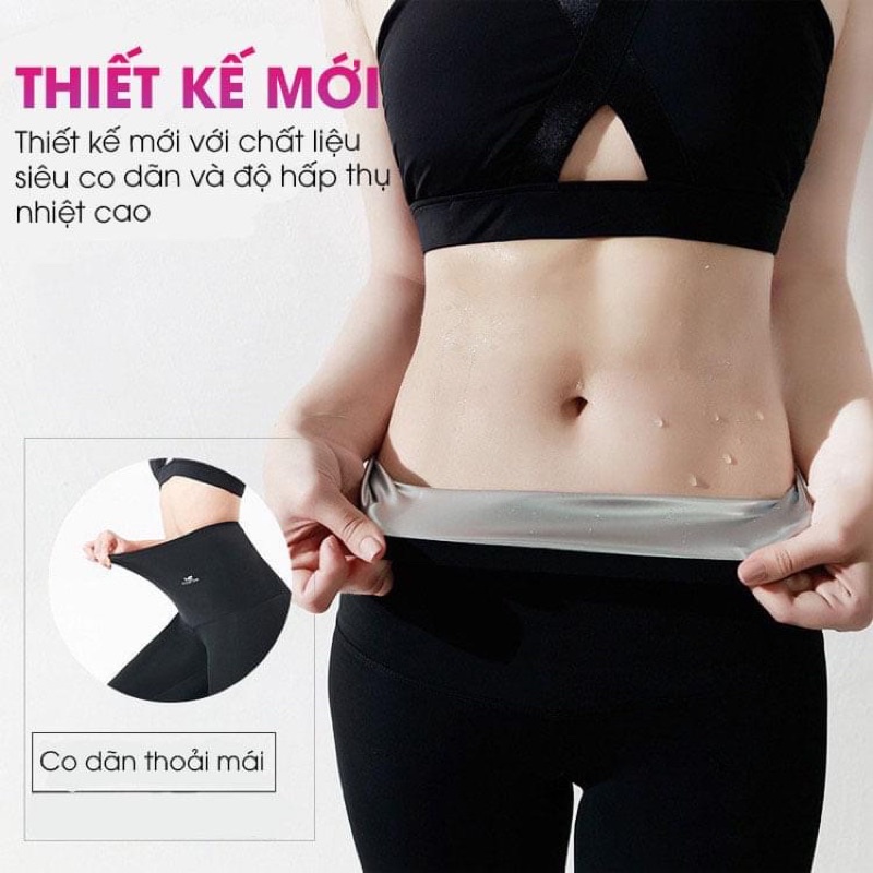 Quần tạo nhiệt + thanh nối khử mỡ dành cho các cô nàng béo bụng