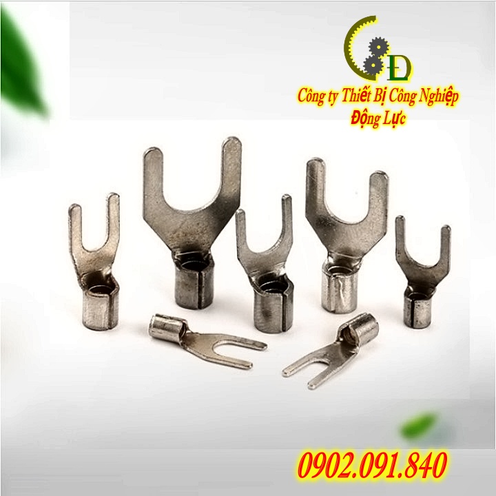Đầu cos dây điện chữ y trần SNB 2-5-6, đầu cốt chỉa bấm dây 2.5mm, cosse  càng cua đồng, đầu nối điện V