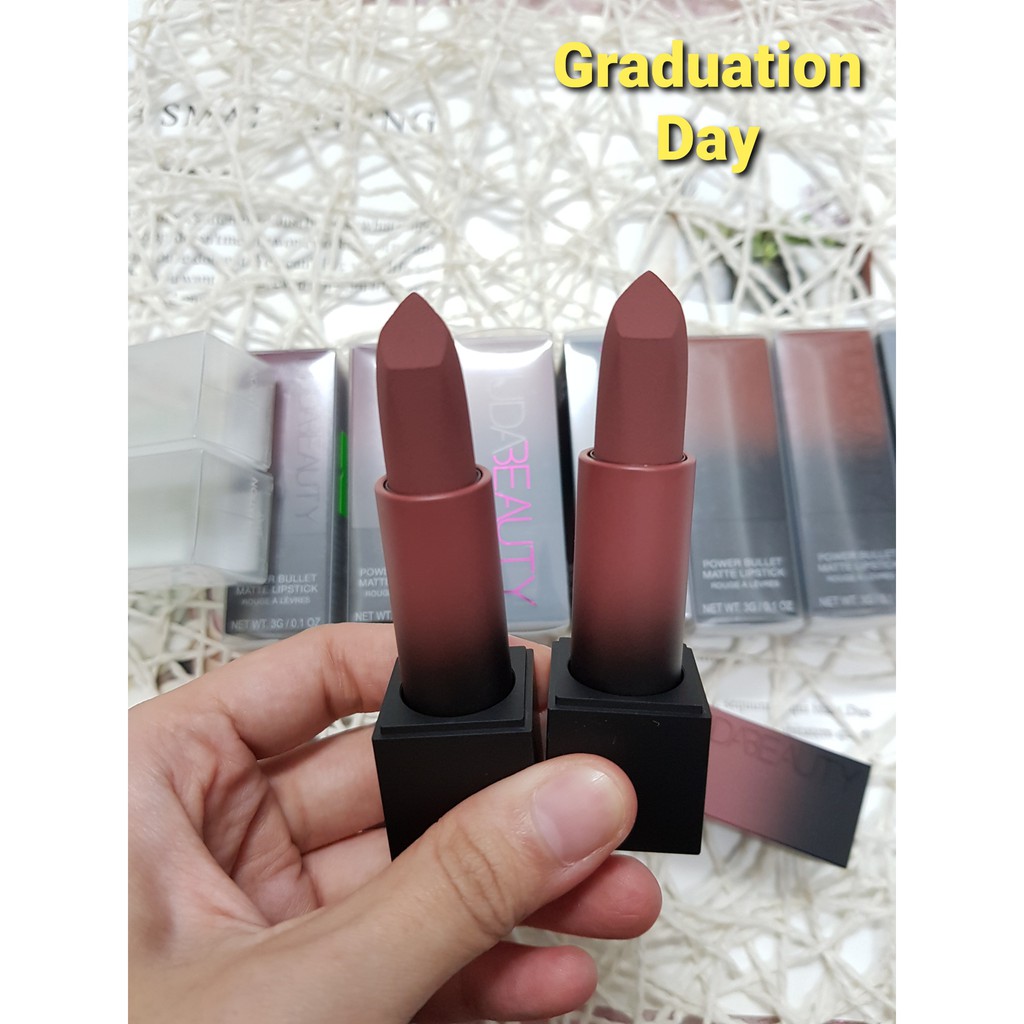 Son thỏi Huda Powder Bullet Matte Lipstick