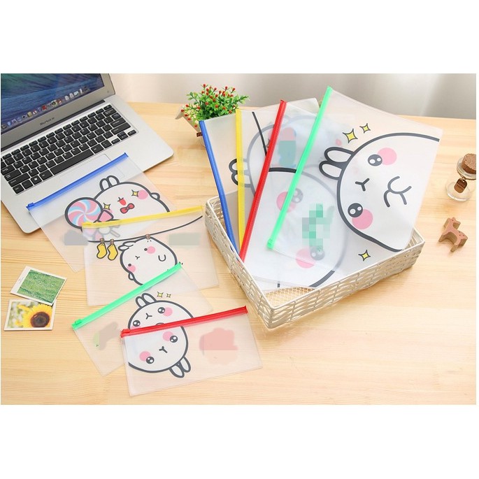 Túi zip Thỏ Trắng siêu cute 3 size