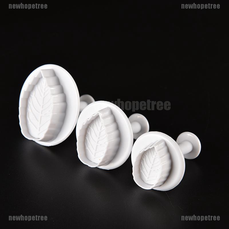 Set 3 Khuôn Cắt Fondant Hình Chiếc Lá