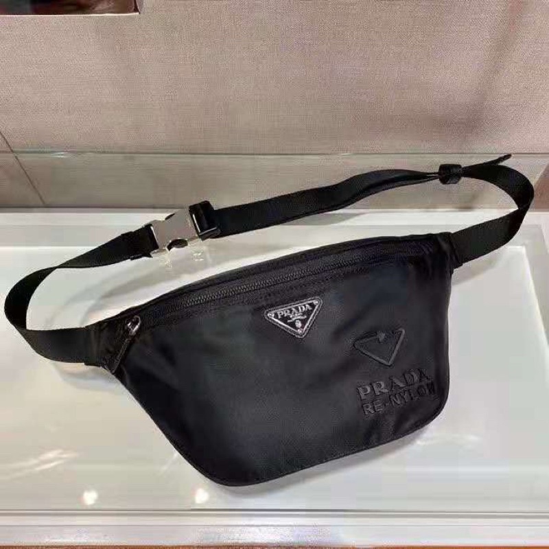 Túi bao tử đeo chéo cho nam thương hiệu Prada cao cấp hàng vip 1-1