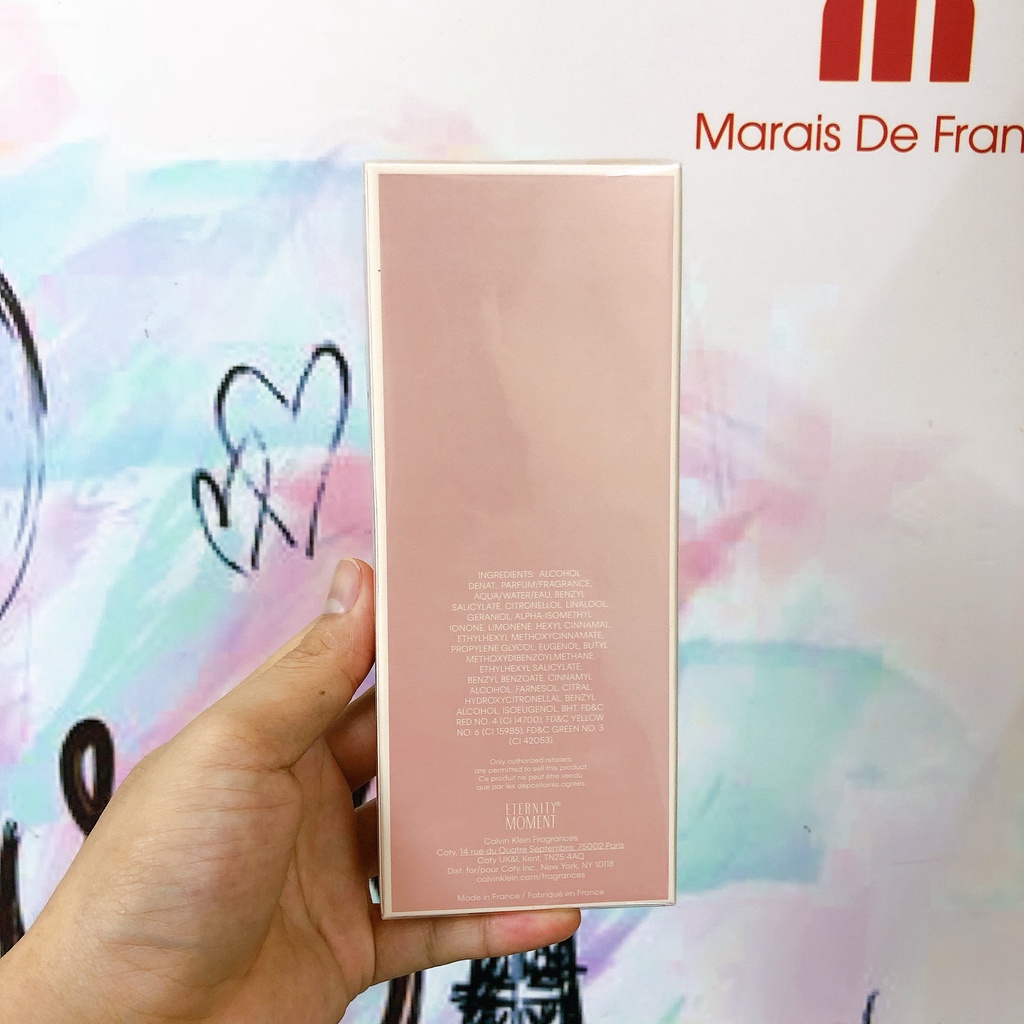 nước hoa nữ calvin klein eternity moment edp 100ml nội địa pháp nhập khẩu chính hãng có bill bảo hành
