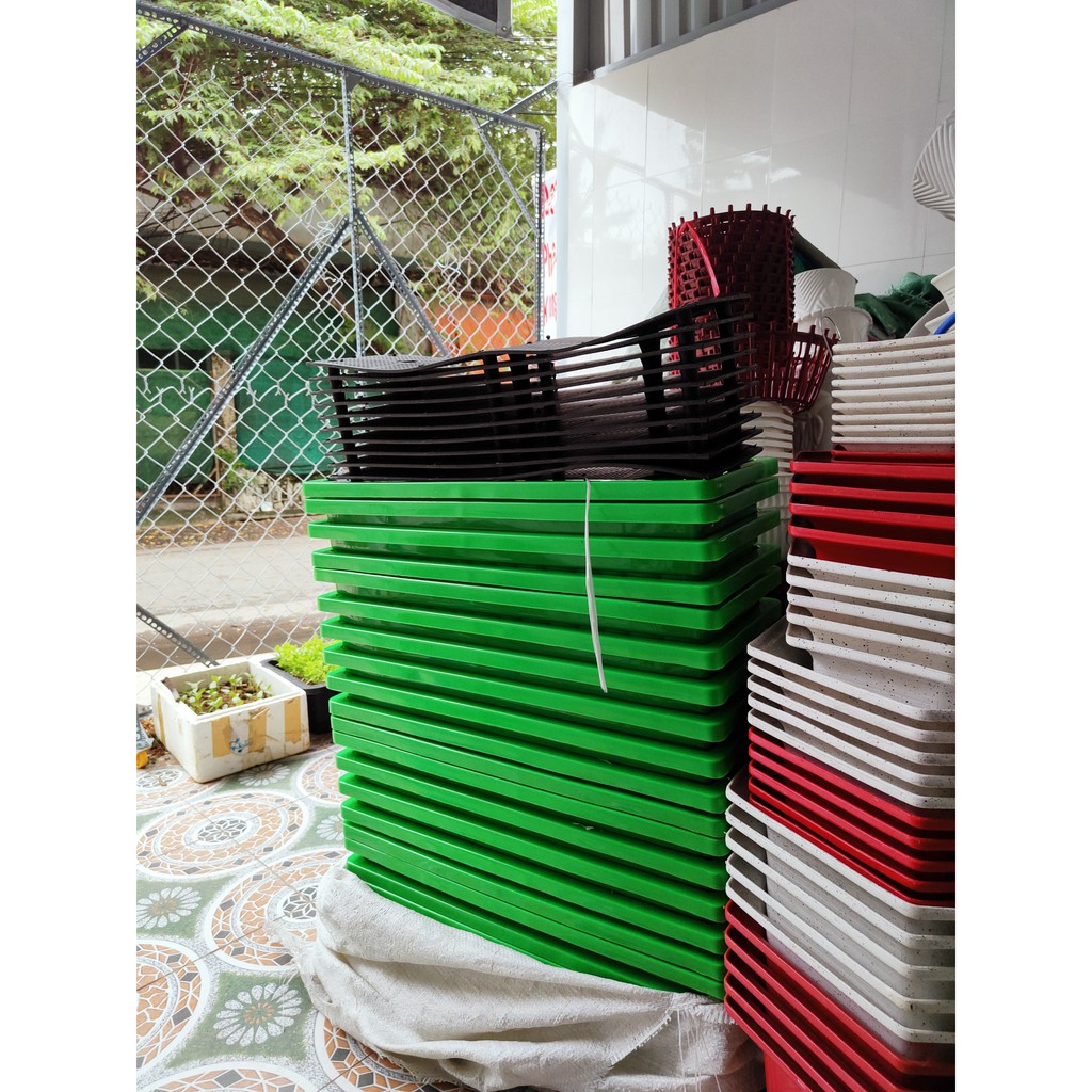 Khây nhựa trồng rau thông minh size 64x24x20cm