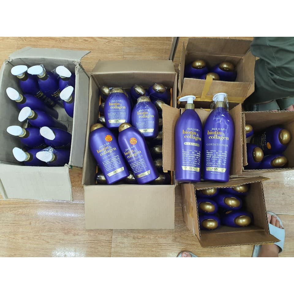 (SALE GIÁ GỐC) LẺ DẦU XẢ Thick & Full BIOTIN COLLAGEN MỸ 385ML - 577ML - 750ML -1180ML