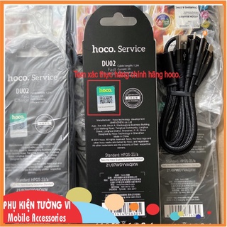 Cáp sạc nhanh Hoco 3 đầu IP-Type C-MicroUSB (3in1)