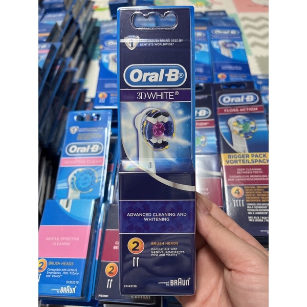 Đầu bàn chải điện Oral-B Precision/ Floss/Cross/3D white