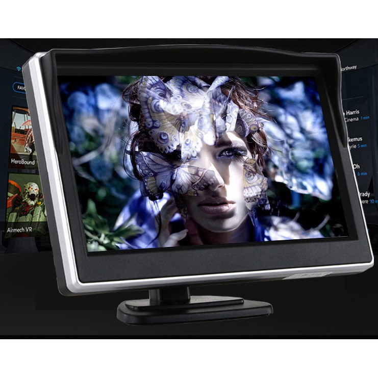 Màn hình 5 inch để taplo hoặc gắn kính lái