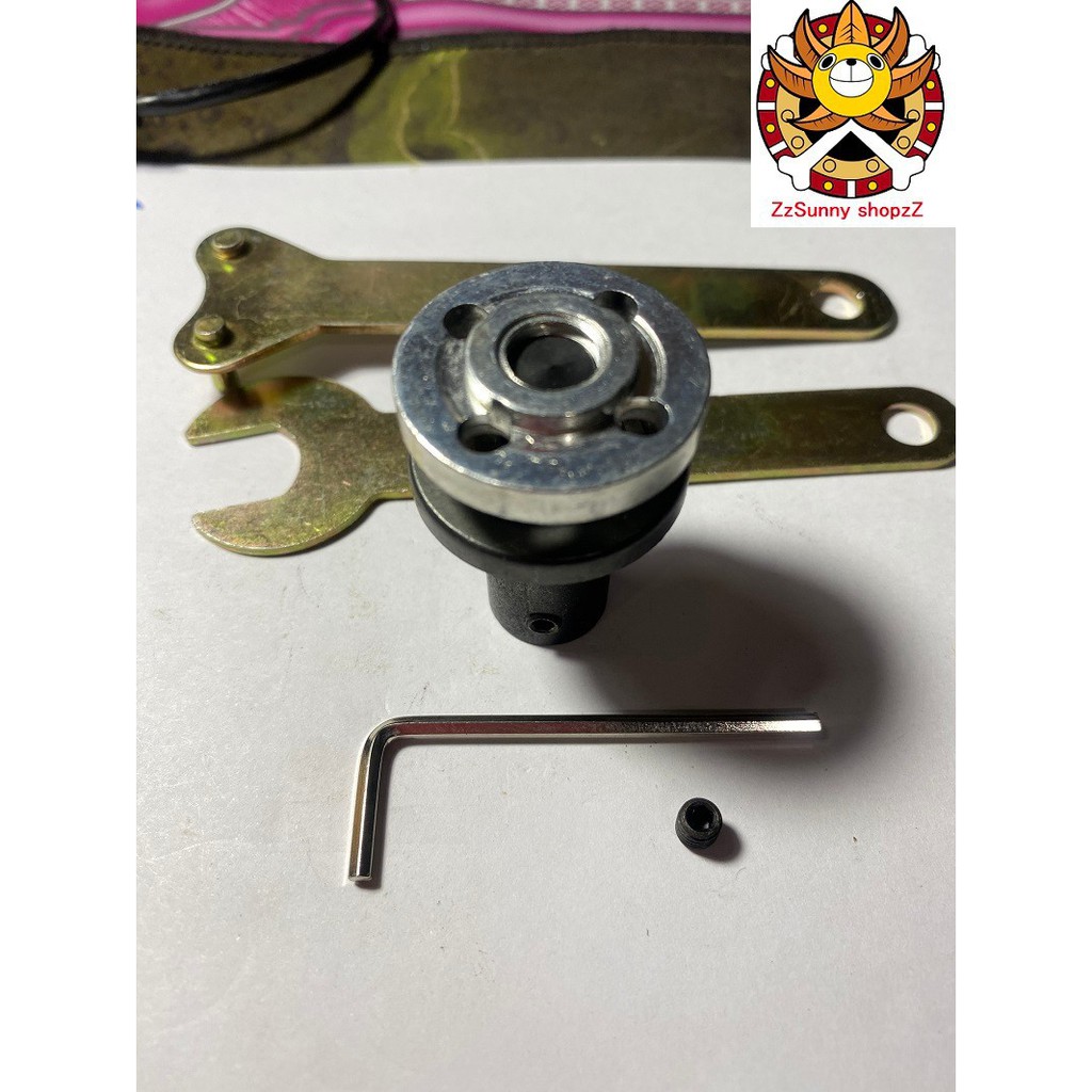 Bộ giữ lưỡi cắt M10 trục 5mm, 8mm, 10mm chế máy mài , máy cắt  dành cho motor 775