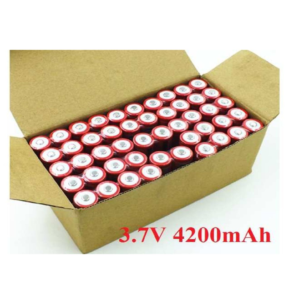 [FREESHIP] Bộ 10 Viên Pin 18650 ULTRAFIRE 3.7V 4200MAH Dùng Cho Đèn Pin, Loa Bluetooth...