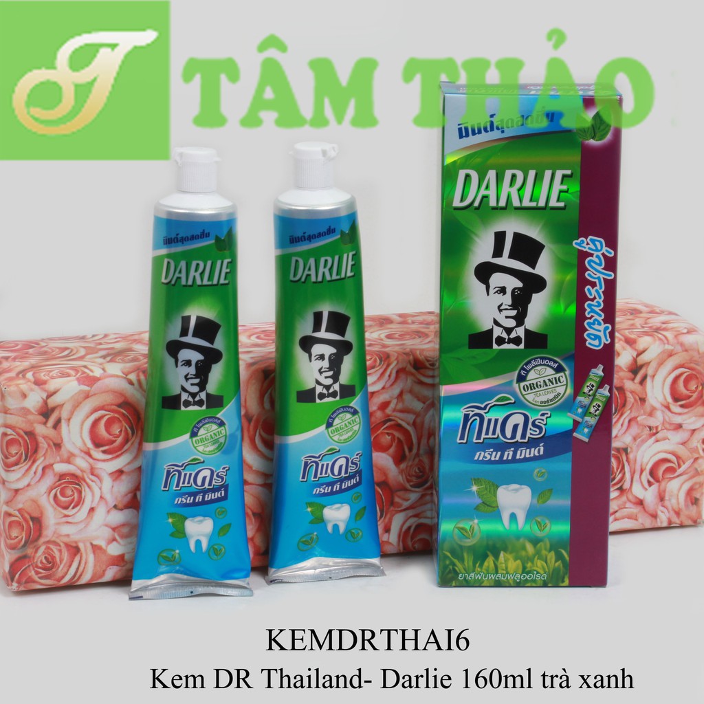 Kem đánh răng ông tây Thái Lan - Darlie 160ml/tuýp trà xanh 8851228003036