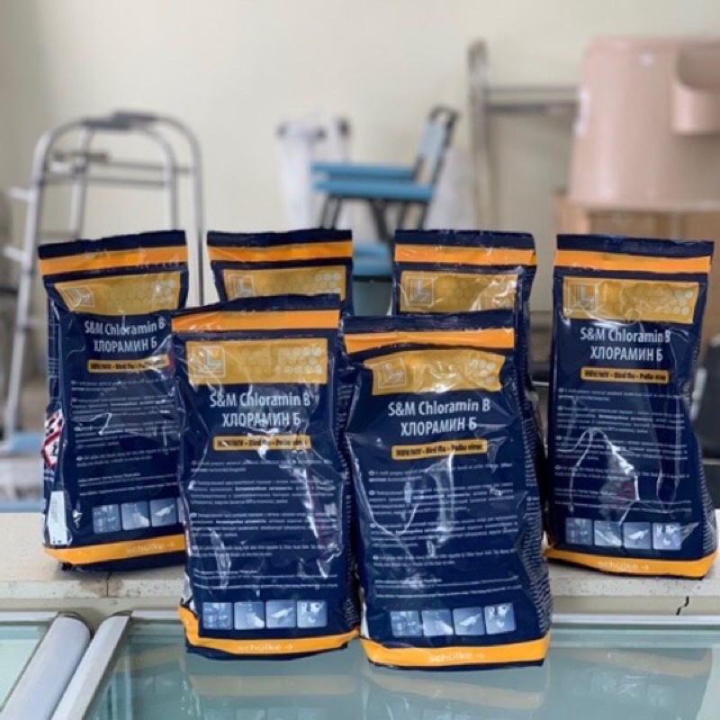 Cloramin B Tiệp túi 1kg - Sát khuẩn, khử trùng và diệt khuẩn