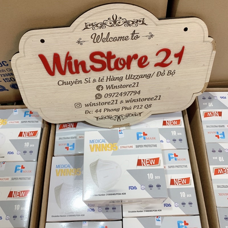 < VNN95 Pro > Khẩu Trang Y Tế Kháng Khuẩn 5  Lớp VNN95 Pro Cao Cấp Phương Tuyến < có lớp bông >.