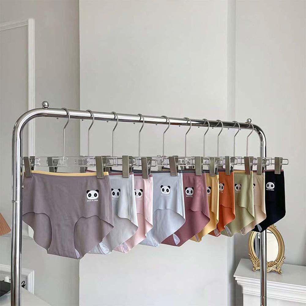 OCEANMAP Quần Lót Cotton Lụa Lạnh Không Đường May Lưng Vừa Phong Cách Hàn Quốc