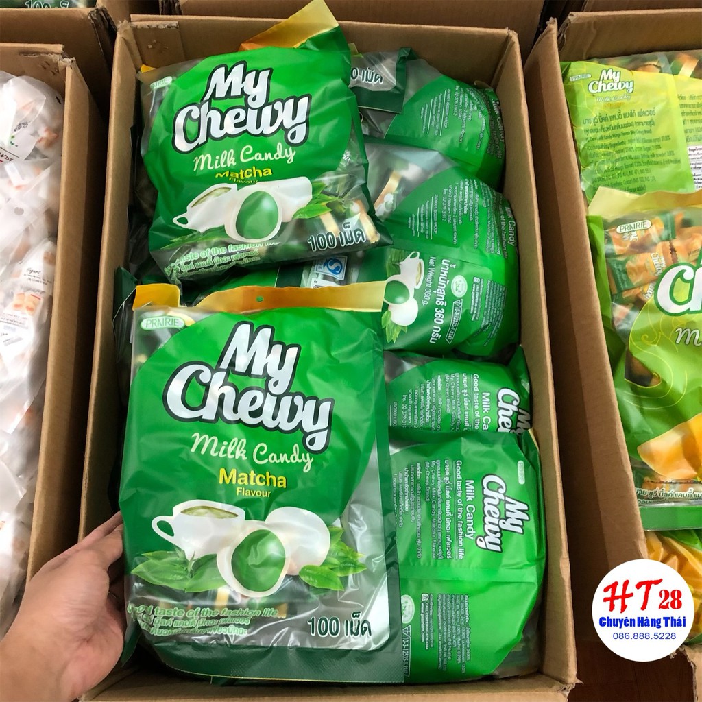 Kẹo Dẻo Trái Cây My Chewy Thái Lan Cực Ngon Gói To 100 Chiếc