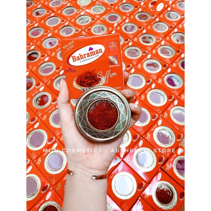 Nhuỵ Hoa nghệ tây Saffron Tây Á [Super Negin] hộp 1gram