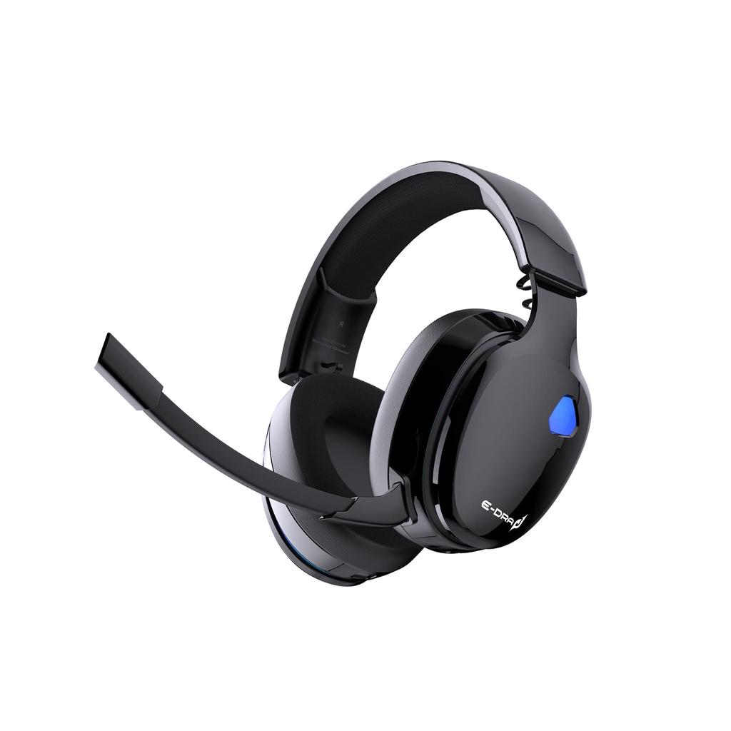 Tai nghe chơi game không dây E-dra EH494W - Bass to - Led RGB  - Kết nối 3 chế độ Wireless 2.4Ghz/Bluetooth/ Jack 3.5mm