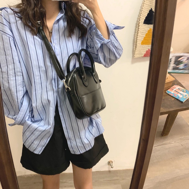 Túi Đeo Chéo Nhỏ Màu Đen Phong Cách Hàn Quốc Mới 2022 Gylb1635