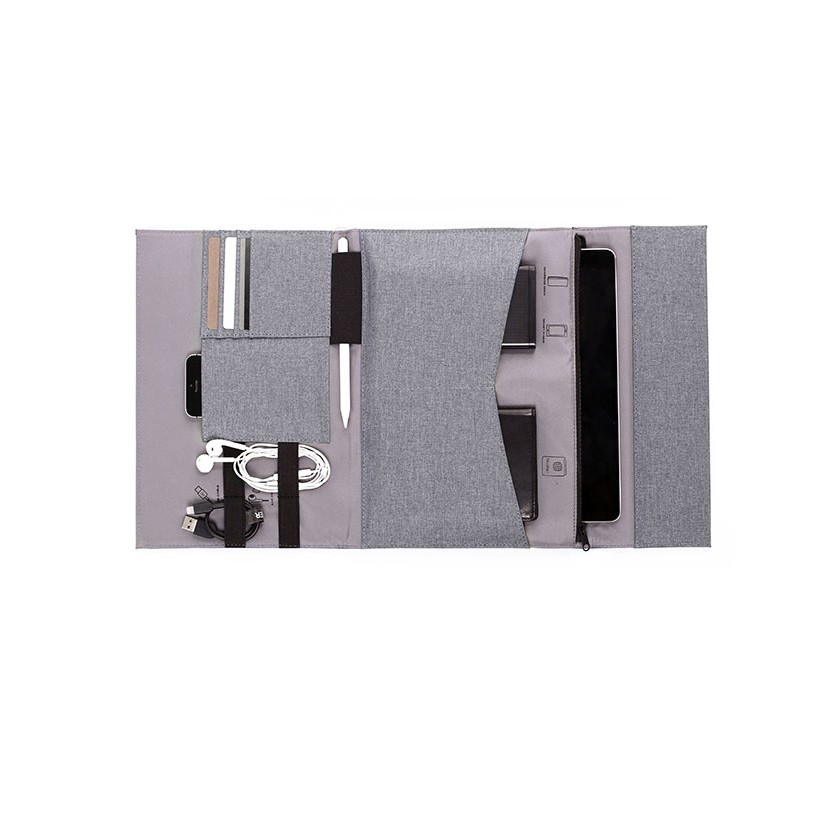 Túi phụ kiện AGVA 10 inch Xám Kích thước Ngang 29.5 x Rộng 1.5 x Cao 23 cm SLV330GRE - Bảo hành chính hãng 2 năm