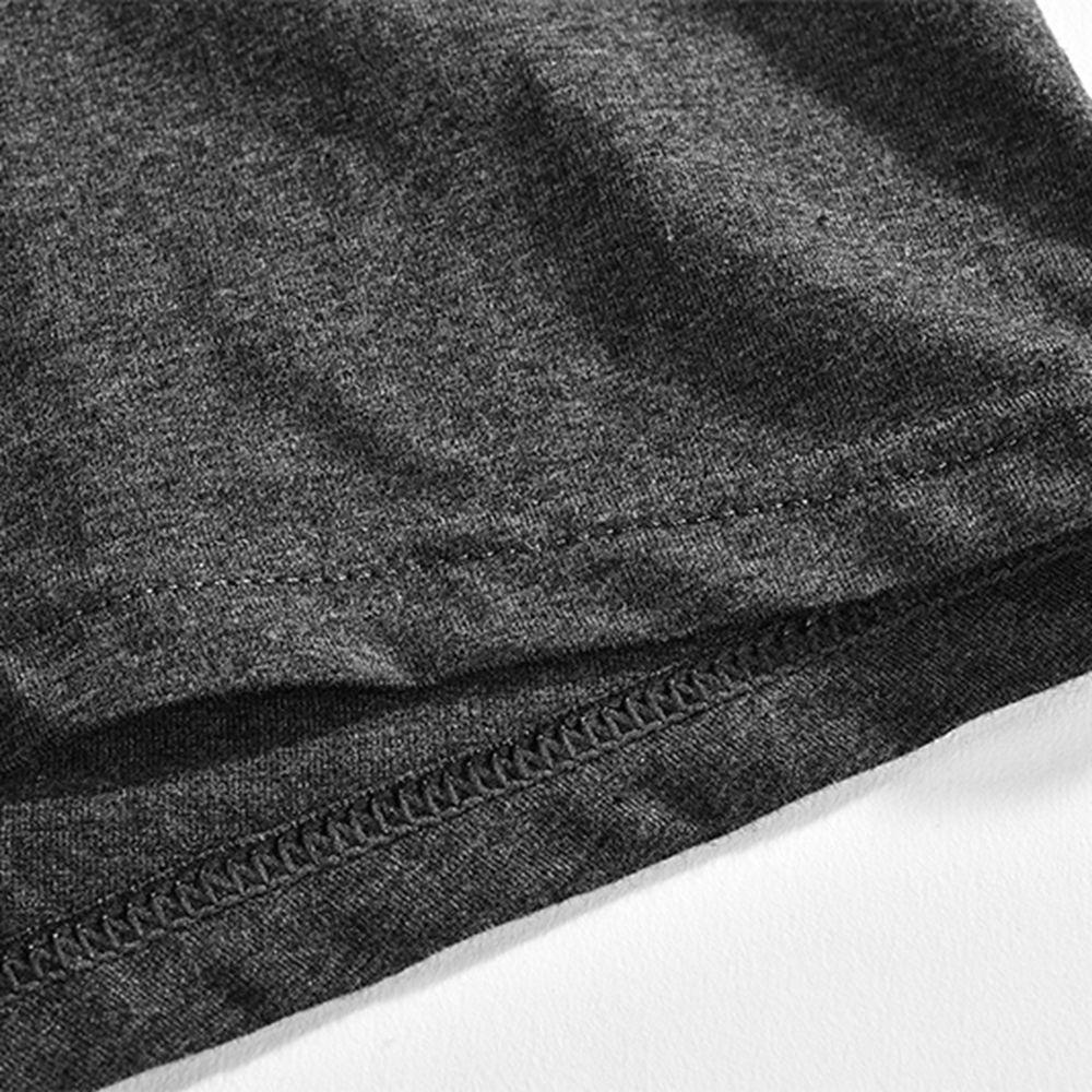 QQMALL Quần Lót Boxer Vải Cotton Lưng Vừa Co Giãn Thoáng Khí Thiết Kế Đơn Giản Cho Nam