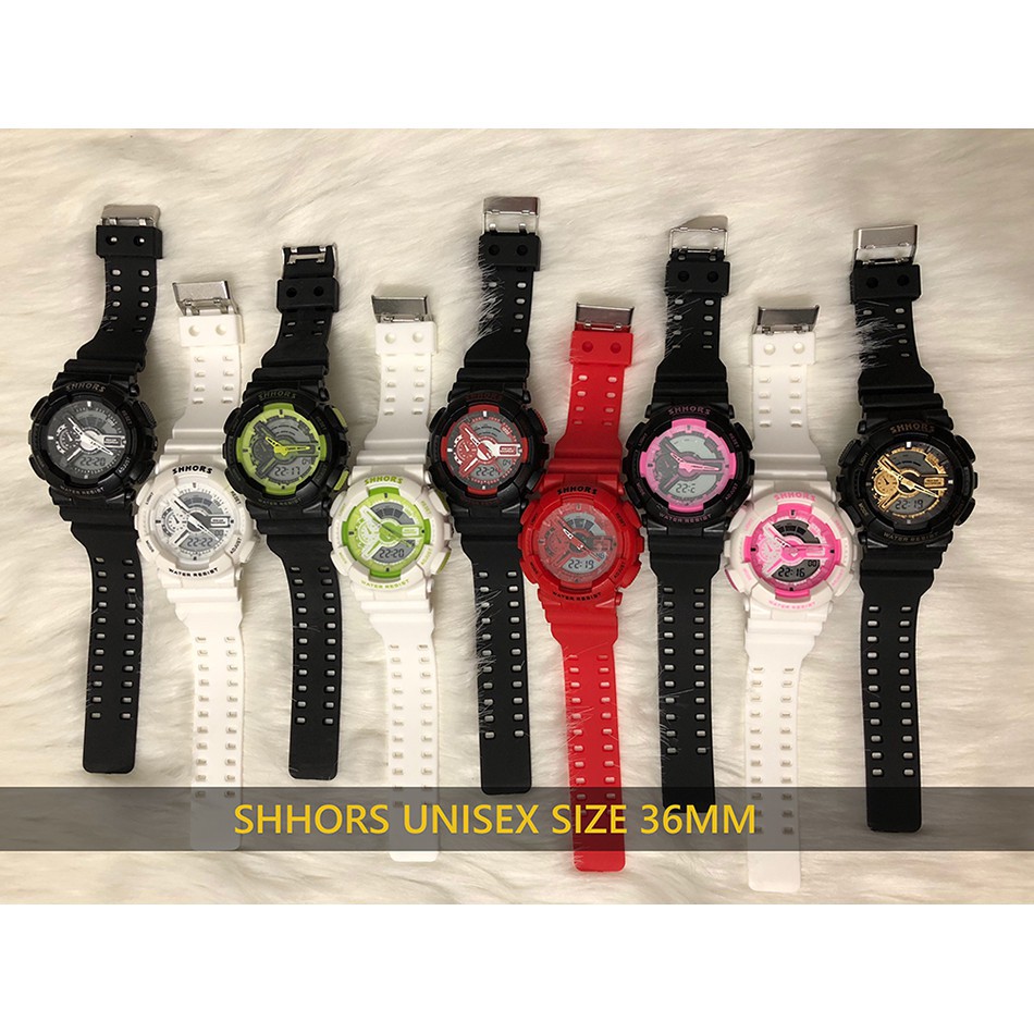 [HÀNG CHÍNH HÃNG] Đồng hồ thể thao Unisex Shhors size 36mm