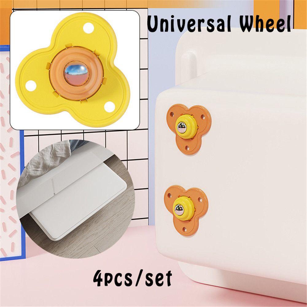 WTTLE Bộ 4 Bánh Xe Lăn Bằng Nhựa Chịu Lực Tốt Chuyên Dụng Cho Đồ Nội Thất Nhà Bếp