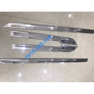 NẸP SƯỜN ACCENT 2018 2020 2019 - ỐP NẸP THÂN SƯỜN XE Ô TÔ