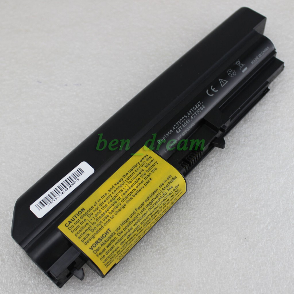 Pin Laptop Lenovo ThinkPad T61 R61 T400 R400 R61i R61e New Bh 1 năm