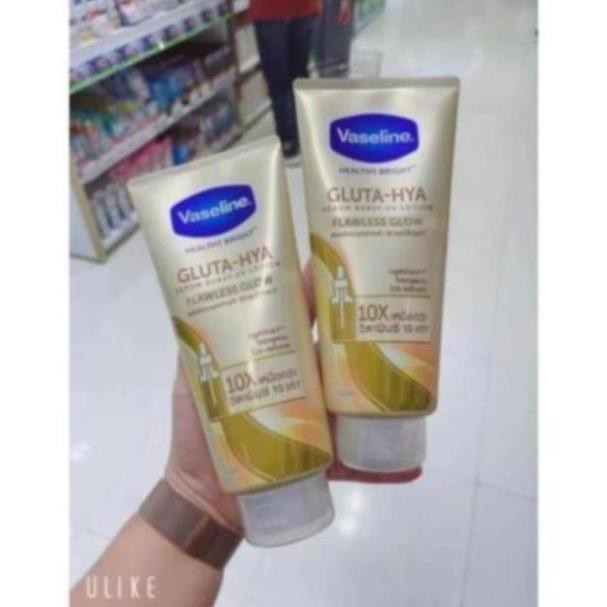 Sữa dưỡng thể Vaseline Healthy Bright Gluta HYA Serum Burst Lotion 10X