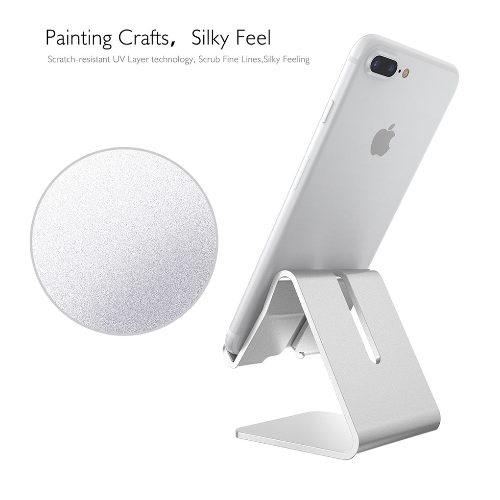 Giá đỡ điện thoại/máy tính bảng bằng nhôm chất lượng cao cho iphone X XR XS Max ipad mini