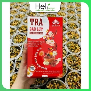 TRÀ GẠO LỨT XẠ ĐEN ĐẬU ĐEN 800g - 500g, Hoa Cúc, Hoa Nhài Thanh lọc cơ thể - Đẹp da