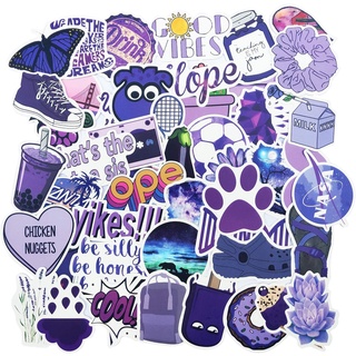 Stickers - hình dán chủ đề màu tím