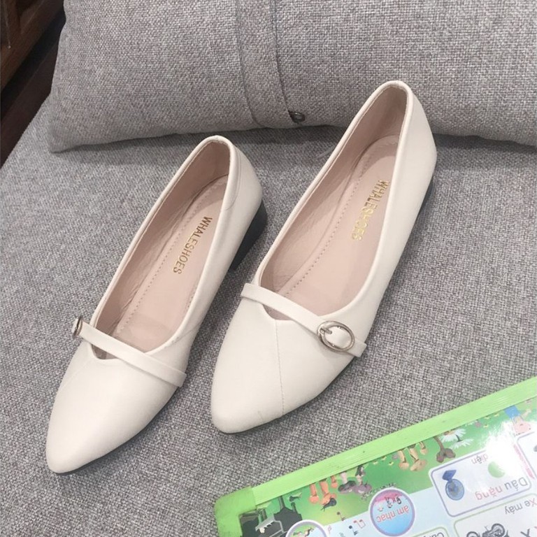 Giày Búp Bê Khóa Ngang da mềm , êm chân mã XKB6