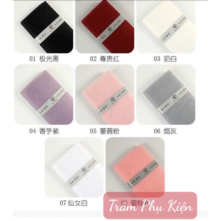 Lưới Voan bó hoa mềm điểm nhấn dài 1m6 x 20Y (1cuộn)