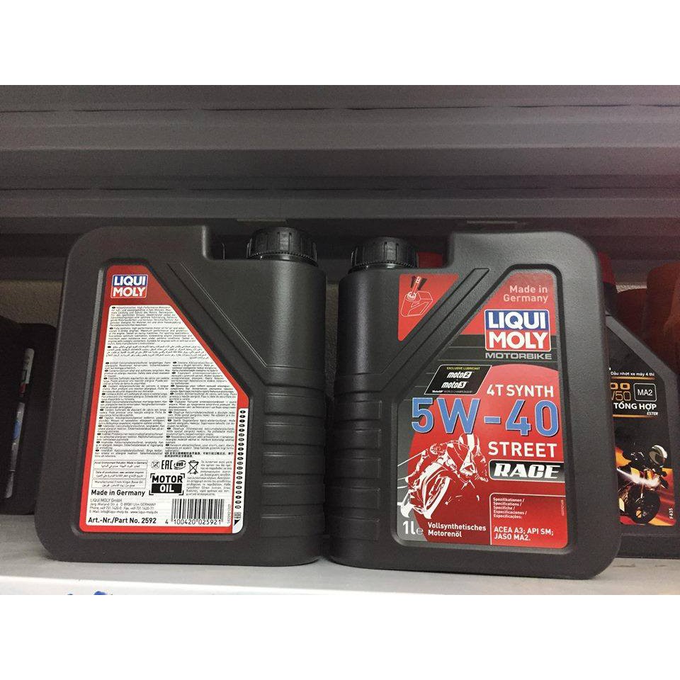 Nhớt Liqui Moly Motorbike Synth 4T 5W40