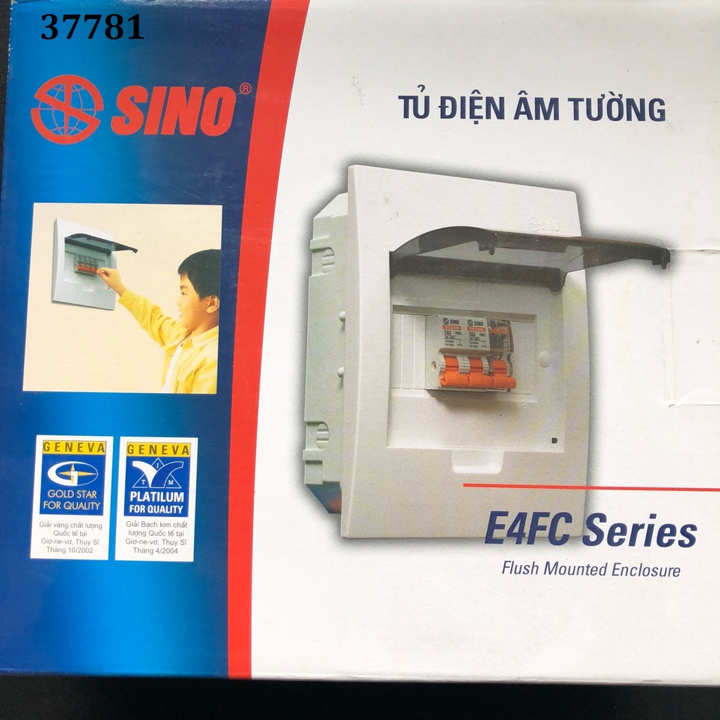 SINO Tủ Điện Nhựa Âm Tường 2 đến 18 Đường CB - Hàng Việt Nam, Chất Lượng Cao - BH 12 Tháng