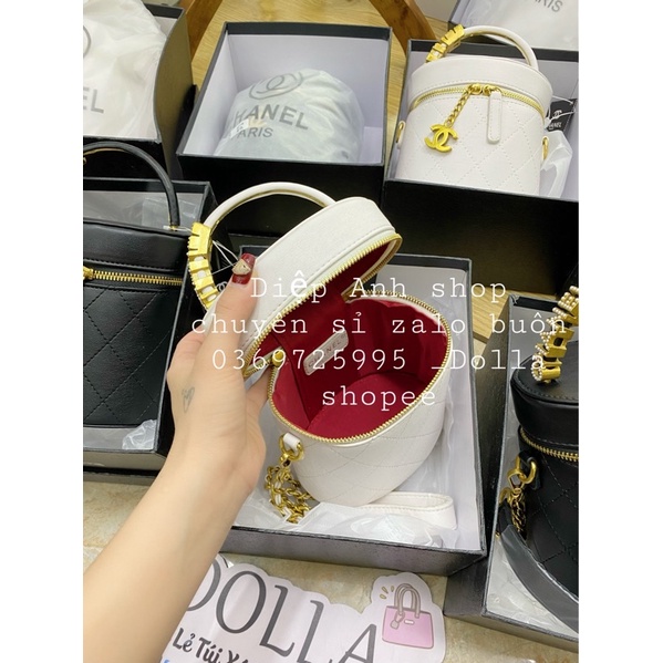 Túi cốp cặp lồng vân trám nổi lót đỏ siêu hót fullbox kèm ảnh thật shop DOLLA TX021