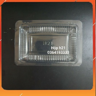 Hộp nhựa trong H21 đựng thực phẩm combo 100 cái đựng bánh trôi đựng thực phẩm đựng hoa quả