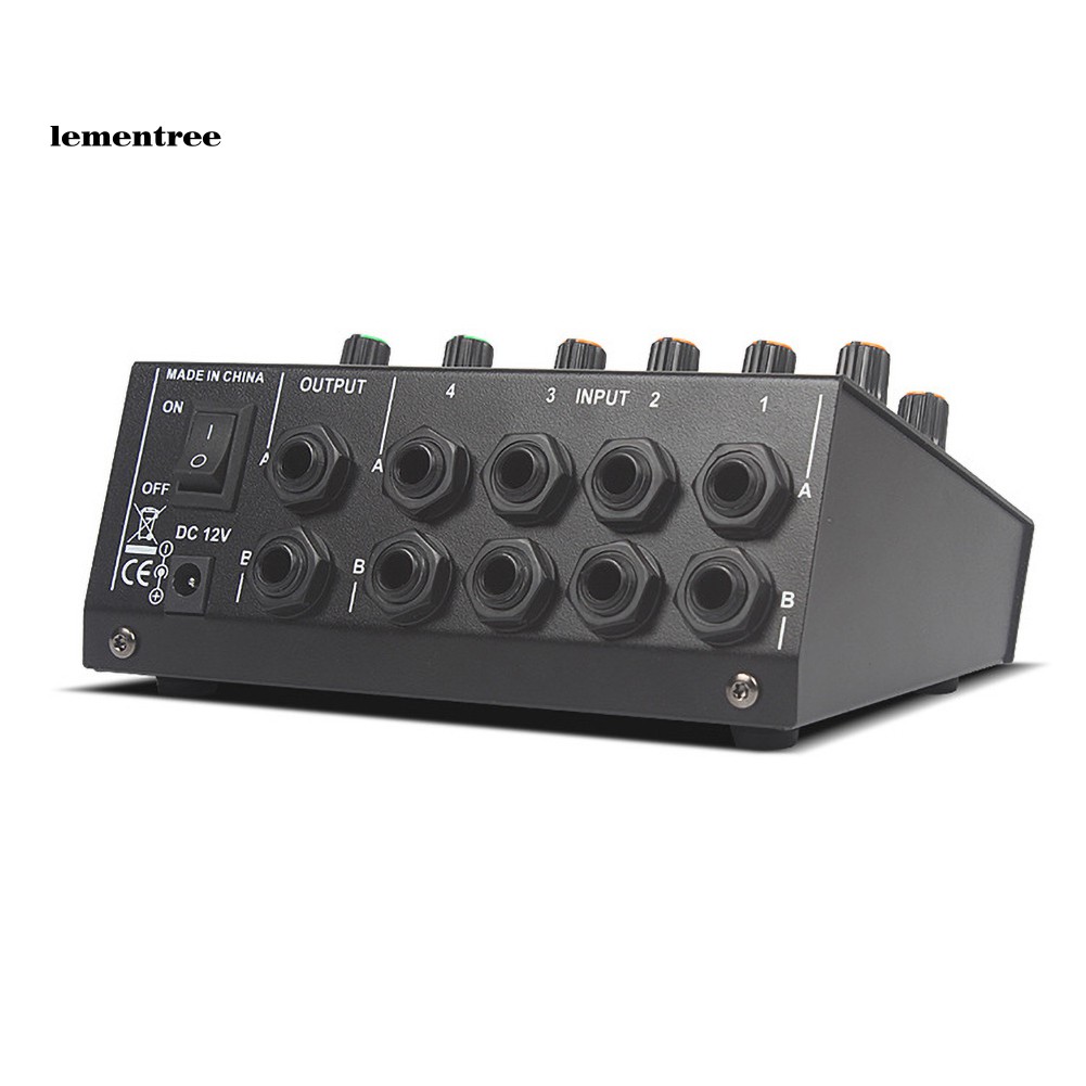 ✡WYB✡Portable Digital 8-Channel Stereo Sound Mixing Console Reverb Effect Audio Mixer