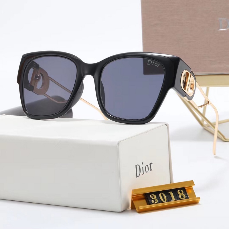 Kính Mát Vuông Chống Tia UV400 Phong Cách Dior Cổ Điển Sang Trọng Dành Cho Cả Nam Và Nữ