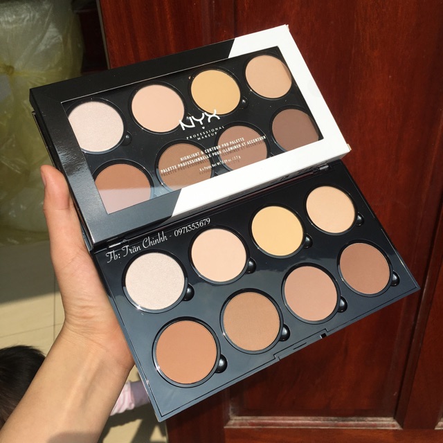 Có Bill - Bảng phấn tạo khối, highlight NYX CONTOUR and HIGHLIGHT PALETTE