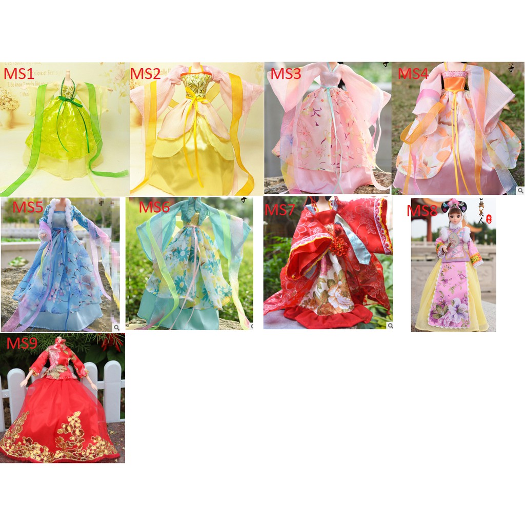 Đồ cổ trang Barbie, Kexin, Xinyi, Model, Lucky