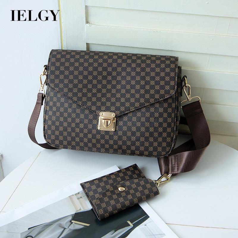 Túi đeo vai in họa tiết cổ điển thời trang cho nữ