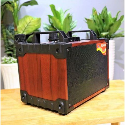 LOA KARAOKE TẶNG KÈM 2 MICRO KHÔNG DÂY SIÊU XỊN K69